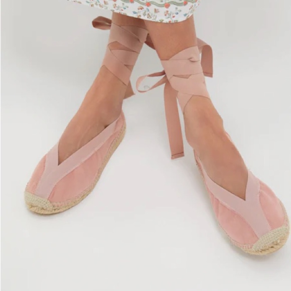 Tuckernuck Ballet Pink Suede Jade Flats